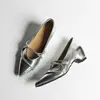 Zapatos Mary Jane para Mujer 2026 Tendencia Estilo Coreano Nuevos de Primavera Zapatos Pequeños de Cuero Moda Elegante Versátiles Punta Fina Zapatos de Corte Bajo