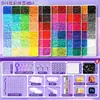 Set de cuentas premium para manualidades DIY, incluye un juego completo de herramientas, plancha y paquetes suplementarios para juguetes de cuentas