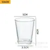Copo para Vela de Aromaterapia, Porta-Vela de Vidro Transparente e Simples, Copo para Vela Caseiro, Copo Vazio, Recipiente para Vela Doméstico, Ornamento Decorativo