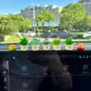 Enfeites de Carro, Vasos de Plantas Pequenos, Enfeites de Interior de Carro, Suculenta Sorridente Decoração de Tela do Console Central, Enfeites para Carros Elétricos