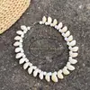 Collar de Cristal Bohemio Transfronterizo Europeo y Americano Todo Fósforo Alto Grado Cadena de Clavícula Dorada con Cuentas de Amor de Verano para Mujeres