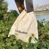 Bolsa de Lona Ultra Gruesa de Gama Alta con Cordón, Bolsa con Cordón de Gran Capacidad para Ropa, Bolsa de Almacenamiento Clasificado, Bolsa Organizadora, Neceser para Viajes de Negocios
