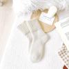 Calcetines de Felpa Otoño e Invierno para Mujer, Calcetines a Media Pantorrilla, Calcetines Gruesos para Maternidad, Calcetines para Dormir, Calcetines Largos Versátiles de Color Sólido Cálidos de Invierno
