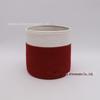 Fábrica de vinho tinto costura branco portátil algodão corda cesta de armazenamento redondo brinquedos sortries organizando cesta dobrável comércio exterior supermercado