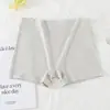 Cuecas Boxer de Algodão Puro de Cintura Alta Tamanho Grande para Mulheres Plus Size, Shorts de Algodão Respiráveis de Quatro Cantos com Forro 100% Algodão