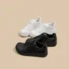 Zapatillas Planas de Cuero Genuino para Mujer en Stock, Casual Versátil Cómodas Moda Estudiante Zapatos Blancos de Suela Gruesa para Mujer