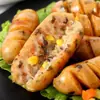 Salchicha de Pechuga de Pollo a Base de Vegetales, Lista para Comer, Alta en Proteínas, Sin Almidón Añadido, Salchicha Auténtica para Desayuno, Precio Negociable