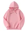 Nova Moletom com Capuz Casual Solto Estilo College Algodão Cor Sólida Infantil Pai-Filho Popular Logo Estampado Tendência