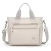 Bolsa transversal feminina multicamadas leve, bolsa de ombro de nylon à prova d'água de grande capacidade, bolsa para mãe em tecido Oxford para o dia a dia