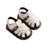 Sandalias para Niñas 2026 Nuevo Estilo Lindos Zapatos de Princesa para Niñas Pequeñas Sandalias de Verano Estilo Coreano con Punta de Oso para Niños Pequeños