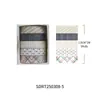 SDRT250308 Série Papel Comum Conjunto de Fitas Washi, Fita de Material Decorativo Padrão Xadrez para Diário T