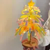 Árbol de Navidad de Fuegos Artificiales Paquete de Materiales Hecho a Mano DIY Palo Retorcido Adornos Caseros para Novias y Mejores Amigas Regalos de Navidad