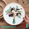 Kit de Producción Estéreo Bordado para Principiantes Bordado para Mujeres Embarazadas Bordado Auto-Bordado Tela de Bordado de Suzhou Paquete de Materiales