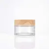 Frasco de Vidro Transparente Selado para Creme Cosmético Frasco de Viagem Sub-frasco Frasco Vazio para Creme Facial Frasco Portátil para Creme para Olhos Frasco para Máscara Facial