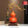 Adornos de Calabaza Xiangyun Wufu Estilo Chino Nuevo de Alta Gama Decoración para Sala de Estar, Entrada, Aparador de Vino, Oficina, Regalo para Mudanza a Casa Nueva