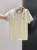 Camiseta de Verano Casual Relajada para Mujer, Transpirable, Calada, Tejido Fino, Manga Corta, Bordado de Corazón Chic
