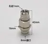 Boquilla de Soplado de Aire de Acero Inoxidable Punta Deflector Enfriamiento por Soplado Boquilla Ventilador Forma de Abanico Ranura Plana Conexión Rápida Cuchillo de Aire Pico de Pato