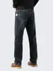 Moda Masculina Fengshe / Lançamento Primavera e Outono 2026 Novos Jeans Retos Vintage de Negócios para Homens, Calças Longas Largas Retro Soltas