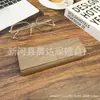 Fabricante de Estuches para Gafas al por Mayor Personalizados Caja de Almacenamiento para Gafas de Sol de Miopía Portátil Simple de Cuero Estuche de Gafas de Gama Alta