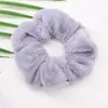Anillo para el pelo de felpa de intestino grueso grande de otoño e invierno coreano para niñas estilo ins simple jennie popular retro francés cuerda gruesa para la cabeza