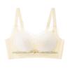 Sutiã push up feminino de renda grande e sem fio, sutiã com bojo grande e grosso de 5 cm para mulheres