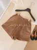 Shorts de lino de peso pesado con cintura alta y cordón, textura relajada y casual, versátiles, súper alargan las piernas, amigables para cuerpos tipo pera