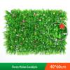Planta Verde Parede Simulação Planta Parede Decoração Fundo Flor Parede Eucalipto Planta Falsa Loja Imagem Interior Parede
