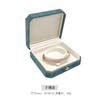 Caja creativa de franela de alta calidad para anillos de bronce, caja cuadrada octagonal para colgantes, pulseras, joyas, caja de embalaje para joyas de perlas
