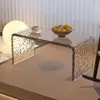 Mesa de café con ventanal transparente, Mesa baja simple de tatami, Mesa pequeña para alféizar de ventana de dormitorio, mesita de noche para uso doméstico