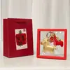 Llavero Dorado Año Nuevo del Caballo, Oro Puro 999, Hazte Rico Inmediatamente, Colgante para Teléfono Móvil, Set Caballo Zodiacal, Pequeño Regalo