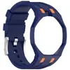 Adequado para pulseira de relógio mecânico SWATCH co-branded AP, pulseira de reposição colorida de silicone para relógio de bolso Royal Oak masculino e feminino integrada