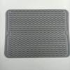 Tapete de silicone para drenagem de cozinha, tábua de corte de mesa, tapete antiderrapante, tamanho grande e pequeno, base de isolamento para panelas