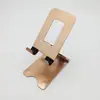 Soporte creativo plegable doble para teléfono móvil, soporte de escritorio para tableta, soporte multifuncional de aleación de aluminio y metal, regalo