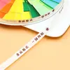 Ventas Directas de Fábrica Cinta Acanalada Blanca de 1.0m Estilo Ins Cinta para Pasteles Cinta para Envolver Regalos Decoración de Ramo en Inglés