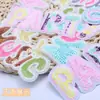 Suministro Exclusivo Transfronterizo de Parches Bordados con Lentejuelas de Gradiente de Colores para Música para Ropa, Decoración de Equipaje y Accesorios