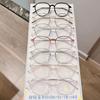 Marco de Gafas de Moda Urbana de Ocio Fronteriza Mixto de Colores con Bisagra Dorada TR90 Artista Transparente Buenos Productos 0106