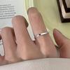 Colección de anillos de plata S925 Micro Evening para mujer, sencillos y combinables, con diseño personalizado, joyería clásica y elegante.