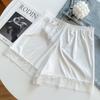 Nova cor combinando Ice Silk calças de segurança mulheres ultra-fino sentimento nude leggings pode ser usado fora da moda calças soltas casa jk meninas
