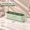 Caixa organizadora de cosméticos com tampa, à prova de poeira, design de alta qualidade, grande capacidade, para organizar pincéis de maquiagem, esponjas e outros produtos de beleza