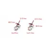 Soporte de Perla Ojo de Oveja de Acero Inoxidable, Tapa para Cuentas, Cubierta para Cuentas, Soporte Colgante Roscado de Acero de Titanio, Soporte para Perlas, Soporte para Tazones, Accesorios para Manualidades