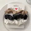 Goma para el pelo satinada floral Maillard para mujer, alta elasticidad, liga para el pelo duradera que no daña el cabello, accesorio elástico para el pelo