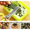 Tijeras de Acero Inoxidable, Tijeras Multifuncionales para Alimentos, Tijeras Domésticas de Cocina de Cinco Capas para Verduras y Cebolletas, Tijeras Potentes Multicapa para Triturar Papel
