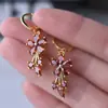 Huajie desea pendientes florales retro para mujer de comercio electrónico transfronterizo europeo y americano AliExpress ebay pendientes explosivos venta directa