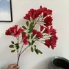 Jacaranda Simulado Venta al por Mayor Plantas Verdes de Ingeniería Flores Falsas Ramas Decorativas Patio Lila Accesorios para Fotografía de Bodas Azul y Morado