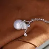 Accesorios DIY Marco para Colgante de Perla Oculta de Plata de Ley S925, Marco de Plata para Colgante Vintage Dinámico Producto Semi-terminado 10-13