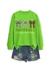 Fútbol es mi favorito Amazon Wish sitio independiente moda casual versátil sudadera para mujer