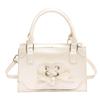 2026 Nuevo Elegante y Estiloso Bolso de Hombro para Viaje de Color Sólido con Lazo para Mujer Bolso de Mano Cuadrado Pequeño de Color Sólido