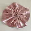 Elástico Elegante Francés de Satén para el Pelo Tipo Intestino Grande para Mujer, Diadema de Alta Gama Nuevo Estilo 2025 Elástico para el Pelo Flor para la Cabeza Elegante