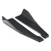 Acessórios para Carro Universal Modificado Placa de Proteção de Canto Traseiro 48cm Preto Brilhante Pá Traseira Universal para Carro Decoração de Canto Traseiro