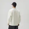 Venda Quente Marca da Moda Moletom Masculino Bordado Gola Redonda Outono Inverno 2026 Novo Casual Americano Outono Manga Longa Top da Moda